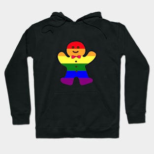 Christmas gay pride celebration Hoodie